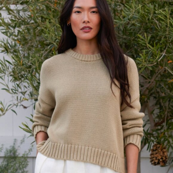 The Jenni Kayne Chloe Sweater (Wheat) - Picture 1 of 4